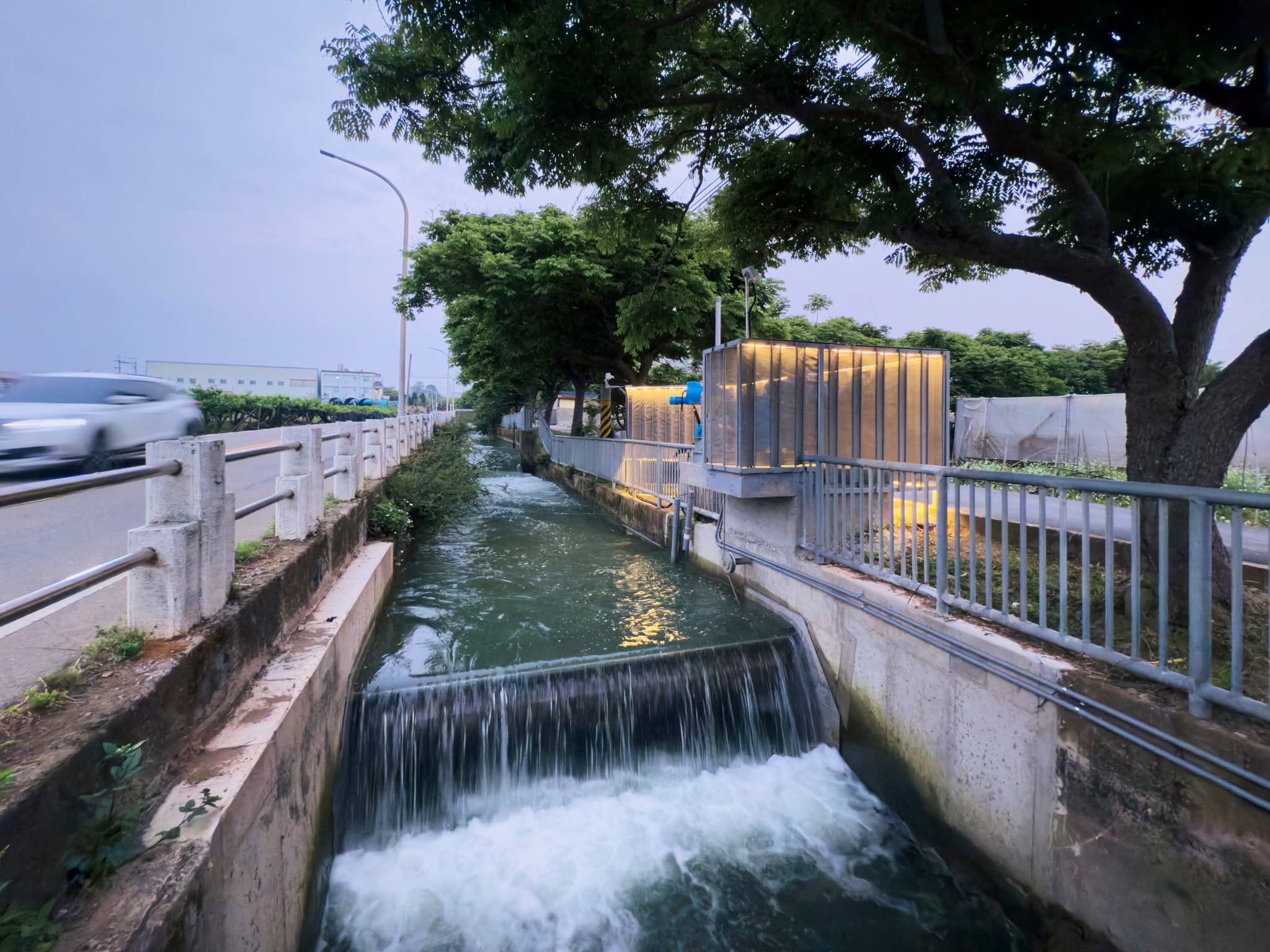 后里小水力渠道與水流